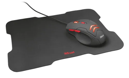 Myszka gamingowa Trust Ziva Gaming Mouse Podkładka Czarny