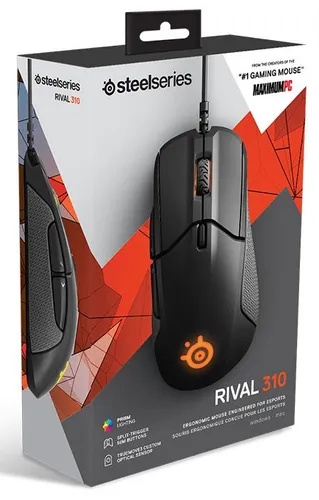 Myszka gamingowa SteelSeries Rival 310 Czarny