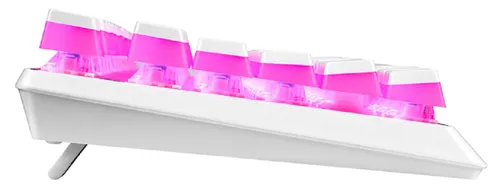 Klawiatura MODECOM Volcano Lanparty RGB Biały