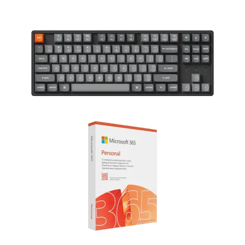 Klawiatura Keychron K8 Max QMK Wireless Super Banana Switch + Program MICROSOFT 365 Personal