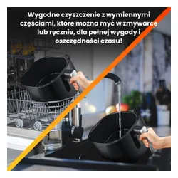 Frytkownica beztłuszczowa Extralink Smart Life Air Fryer SJ-400 1300W 4l