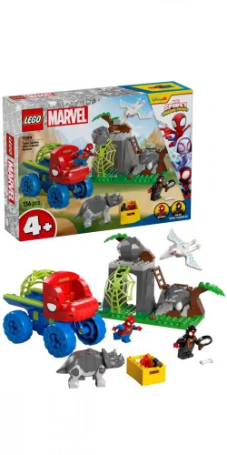 LEGO Klocki SPIDEY 11199 Misja ratunkowa zespołu Spidey'ego w dinoterenówce