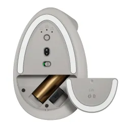 Myszka Logitech Lift Dla praworęcznych Piaskowy