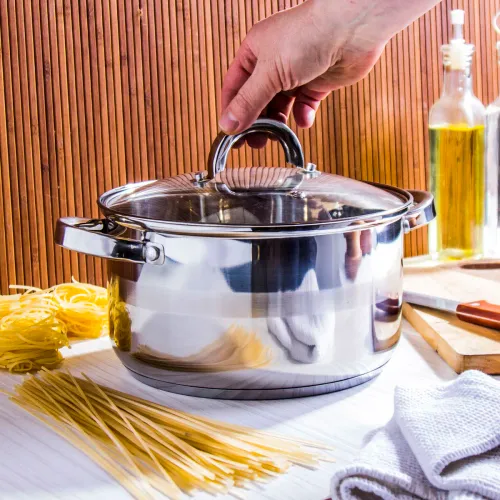 Garnek ze stali nierdzewnej z pokrywką TADAR ROGER 4 l