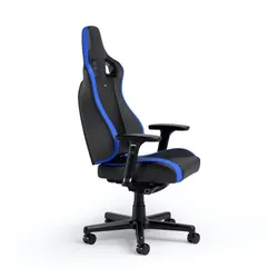 Fotel Noblechairs EPIC COMPACT Black Carbon Blue Gamingowy do 120kg Skóra ECO Czarno-niebieski