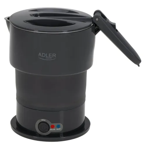 ADLER AD 1377 0,6 l czarny - czajnik elektryczny turystyczny silikonowy