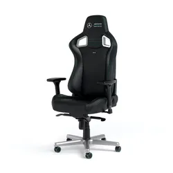 Fotel Noblechairs EPIC Mercedes-AMG Petronas F1 Team Gamingowy do 120kg Skóra ECO High Tech Czarny