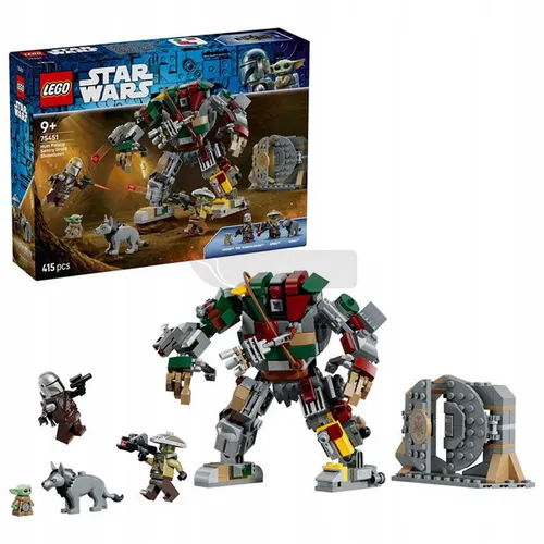 LEGO Star Wars 75451 Mandalorian i Starcie z droidem , zestaw klocków 9+