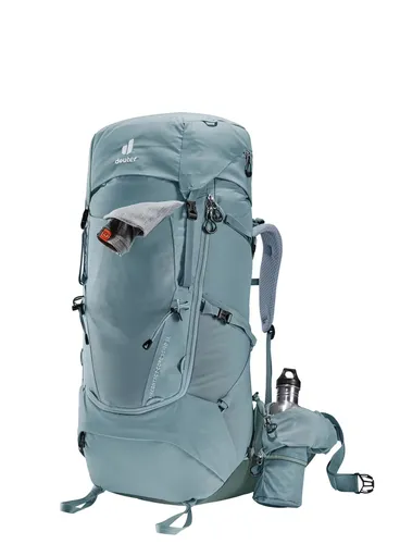 Plecak trekkingowy damski Deuter Aircontact Core 55+10 SL - shale/ivy/ivy