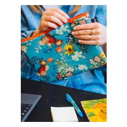 Eko kosmetyczki podróżne Loqi Vincent van Gogh - 50th Anniversary Bouquet / Flower Pattern