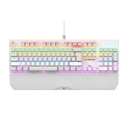 Klawiatura mechaniczna Rampage KB-R86 UMBRA Kaicheng Blue Switch Biały