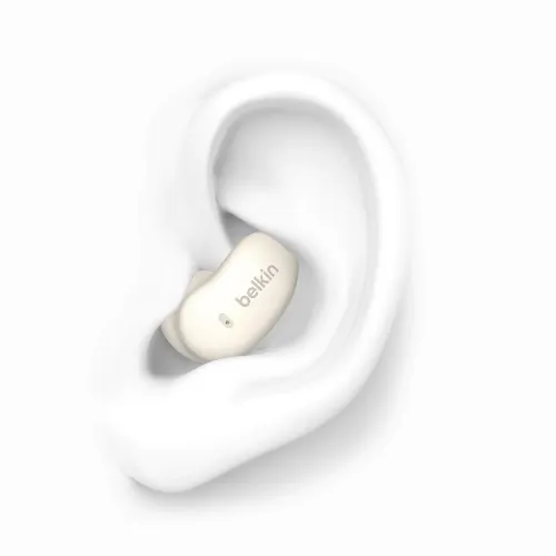 Słuchawki bezprzewodowe Belkin SoundForm Anywhere Douszne Bluetooth 5.4 Piaskowy