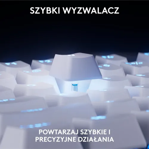 Klawiatura Logitech Pro X TKL Rapid Biały