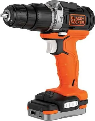 Akülü Matkap Black &amp; Decker BDCHD12S1 12 V 1x1.5 Ah pil