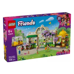 LEGO Klocki Friends 42671 Zielona kawiarnia i kwiaciarnia