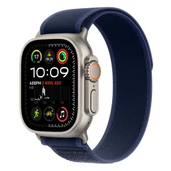 Apple Watch Ultra 2 GPS + Cellular koperta z tytanu 49mm opaska Trail niebieski S/M