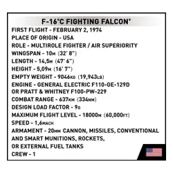 Конструктор COBI F-16C Fighting Falcon