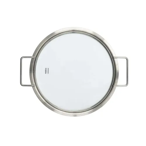 EVA TRIO 24 cm - pokrywka szklana ze stali nierdzewnej