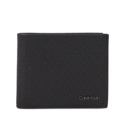 Мужской кошелек Calvin Klein Minimalism Bifold 6cc с Биллом K50K510894 Black / Tonal Mono 01O