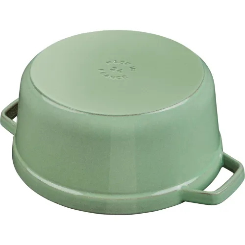 STAUB La Cocotte 6,7 l miętowy - garnek żeliwny z pokrywką