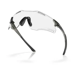 Okulary przeciwsłoneczne Oakley Cybr Dyno matte white/clear to black iridium photochromic