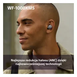 Słuchawki bezprzewodowe Sony WF-1000XM5 ANC Dokanałowe Bluetooth 5.3 Smoky Pink