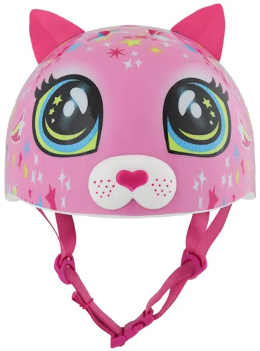 Kask rowerowy RASKULLZ Astro Cat Różowy dla Dzieci (rozmiar S)