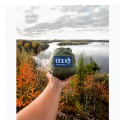 Hamak turystyczny ENO DoubleNest olive/melon