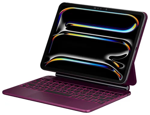 Etui na iPad Air / iPad Pro TYPECASE Edge Malinowy Klawiatura