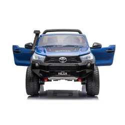 Auto Na Akumulator Dla 2 Dzieci Toyota Hilux 4X4 Lakier Pilot Eva Skóra LED Radio MP3