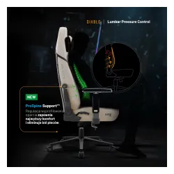 Fotel Diablo Chairs X.Eye Prime, Normal Size, Desert Storm Gamingowy do 140kg Beżowy