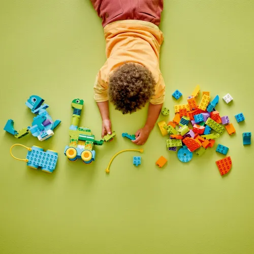 LEGO Klocki DUPLO 10451 3 w 1 Dinozaury na kółkach