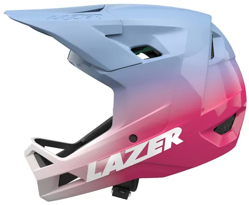 Kask rowerowy LAZER Chase KinetiCore Niebiesko-różowy Full Face (rozmiar M)