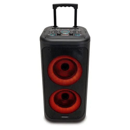 Power Audio Aiwa KBTUS-450 40W Bluetooth Mikrofon Karaoke Czarny