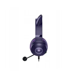 Słuchawki przewodowe z mikrofonem Razer Kraken Kitty V2 Pokémon Gengar Edition Nauszne Fioletowy