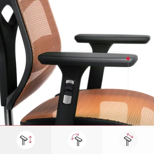 Fotel DIABLO CHAIRS V-Basic Czarno-pomarańczowy