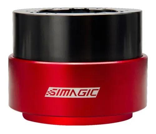 Adapter Simagic Quick Release 50 Szybkozłącza do kierownicy Aluminiowa Czarno-czerwony