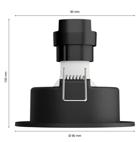 Oświetlenie punktowe Philips Hue White Ambiance Milliskin 3 szt. Srebrny