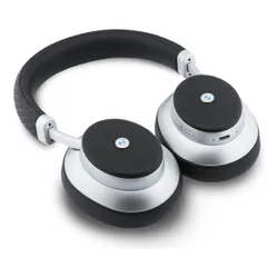 Słuchawki nauszne BMW Metal Logo MK Bluetooth ENC Srebrny