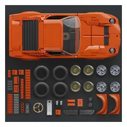 MATTEL BRICK SHOP HOT WHEELS ELITE SERIES ’71 Lamborghini Miura P400 SV JHF61
