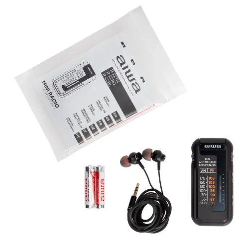 Radioodbiornik Aiwa R-22BK Radio FM Czarny