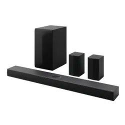 Soundbar LG S70TR Czarny 5.1.1-kanałowy, Bezprzewodowy Subwoofer, 4K, HDMi ARC, Dolby Atmos, DTS:X, Bluetooth