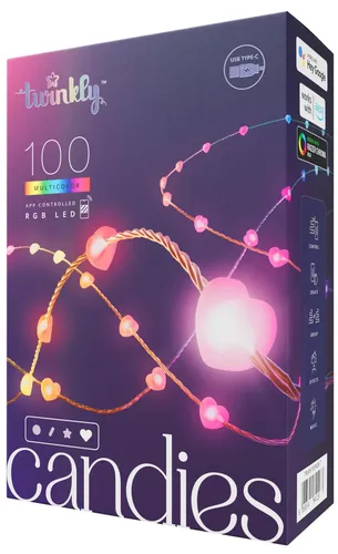 Lampki LED TWINKLY TWKH200RGB-G