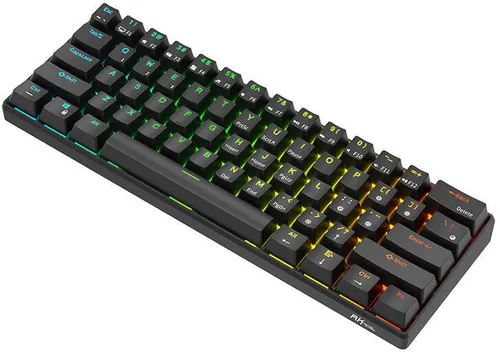 Klawiatura ROYAL KLUDGE RK61 RGB Brown Switch Czarny