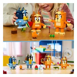 LEGO Bluey 11217 Rodzina Blue z klocków, zestaw klocków 5+