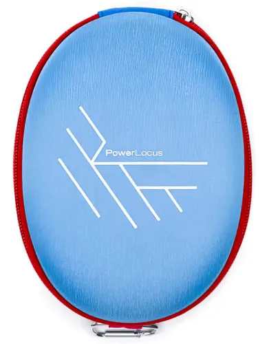 Słuchawki nauszne POWERLOCUS Tiger ANC Niebiesko-czerwony