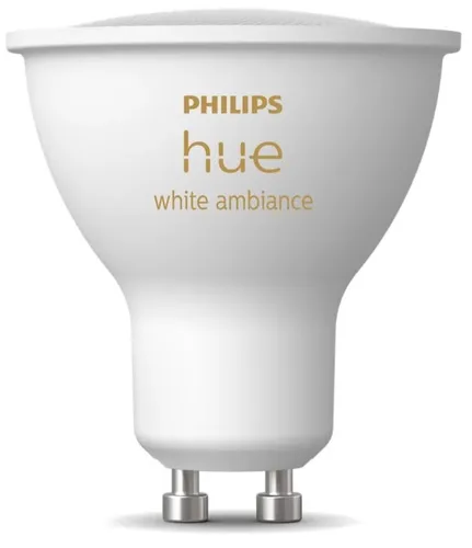 Inteligentna żarówka LED PHILIPS HUE 929003666701 4.2W GU10 Bluetooth, Zigbee