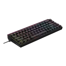 Klawiatura mechaniczna przewodowa Ajazz NK68 Red Switch czarna