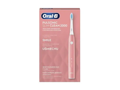 Oral-B Pulsonic İnce Temiz 2000 Pembe Elektrikli Diş Fırçası