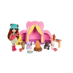 Mattel Enchantimals Набор для поездки в палатку с куклой